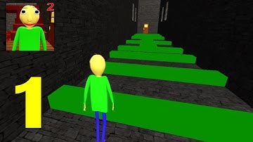 Baldi Horror Basics Chapter 2 walkthrough Gameplay Part 1(Android, iOS)