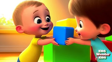 🧱😊 Building Blocks Fun: Happy Playtime! Kids Song | Creative Play & Friendship!