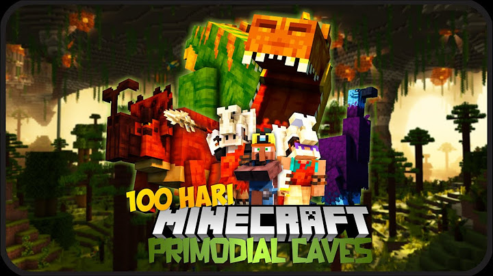 100 Hari di Minecraft Tapi sebagai PENJELAJAH DUNIA BAWAH TANAH ! - Primodial Caves