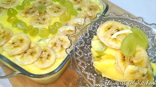 Lets Make Easy Dessert With Banana And Grapes Everyone Will Love it