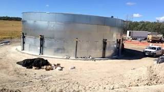 ATM Tanks - Panel Tank Construction Time Lapse
