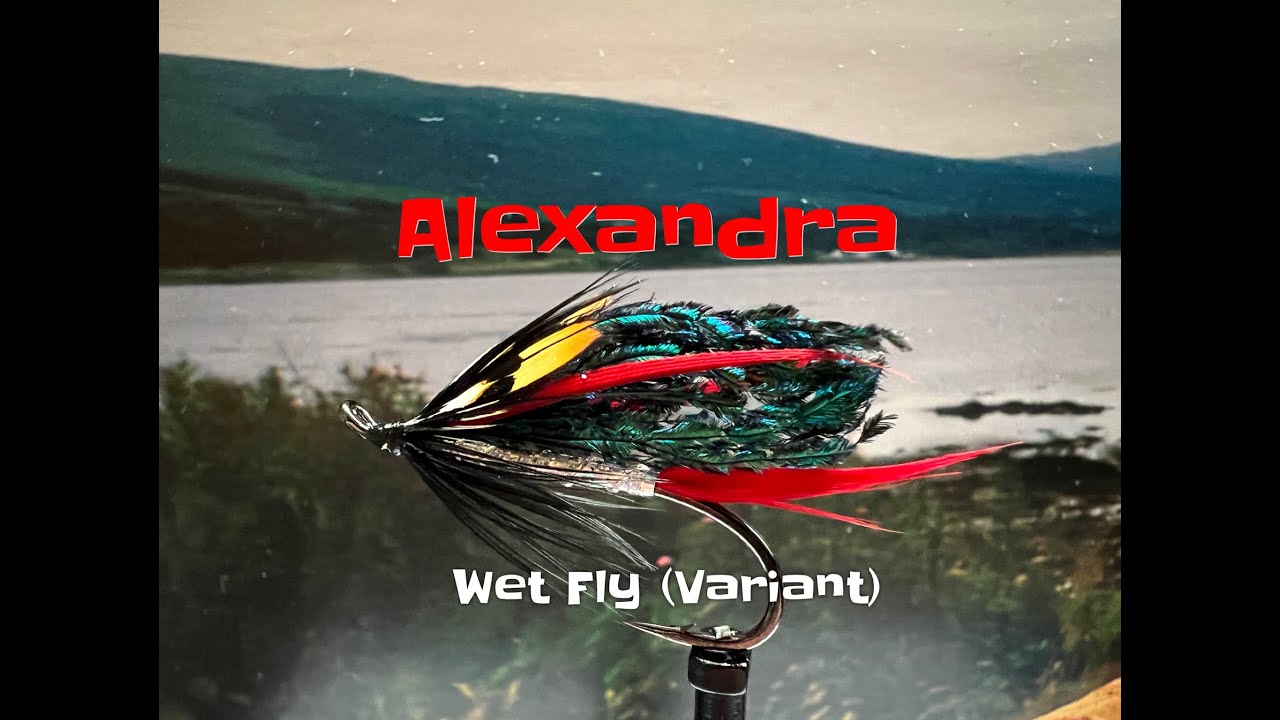 Мокрая мушка Alexandra (Вариант для ловли кумжи) Как связать от GM FLY ...