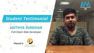 Ace Web Academy Reviews | Full Stack Web Developer Training in Hyderabad | Adithya Sundhar screenshot 5