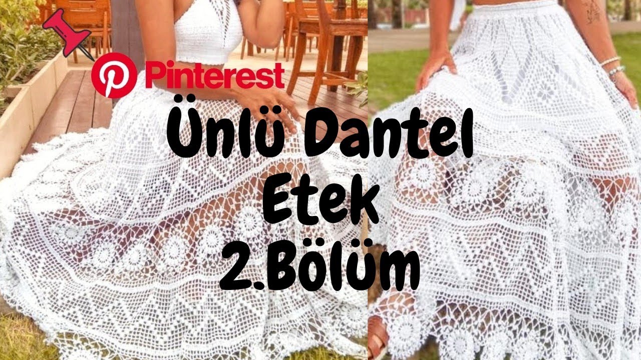 Muhteşem Dantel Etek #crochet
