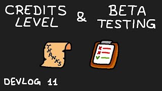 Bobis Challenges - Credits level & Beta testing - Devlog #11