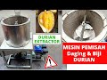 Durian Extractor Machine | MESIN PEMISAH BIJI & DAGING DURIAN !!! TEST MESIN