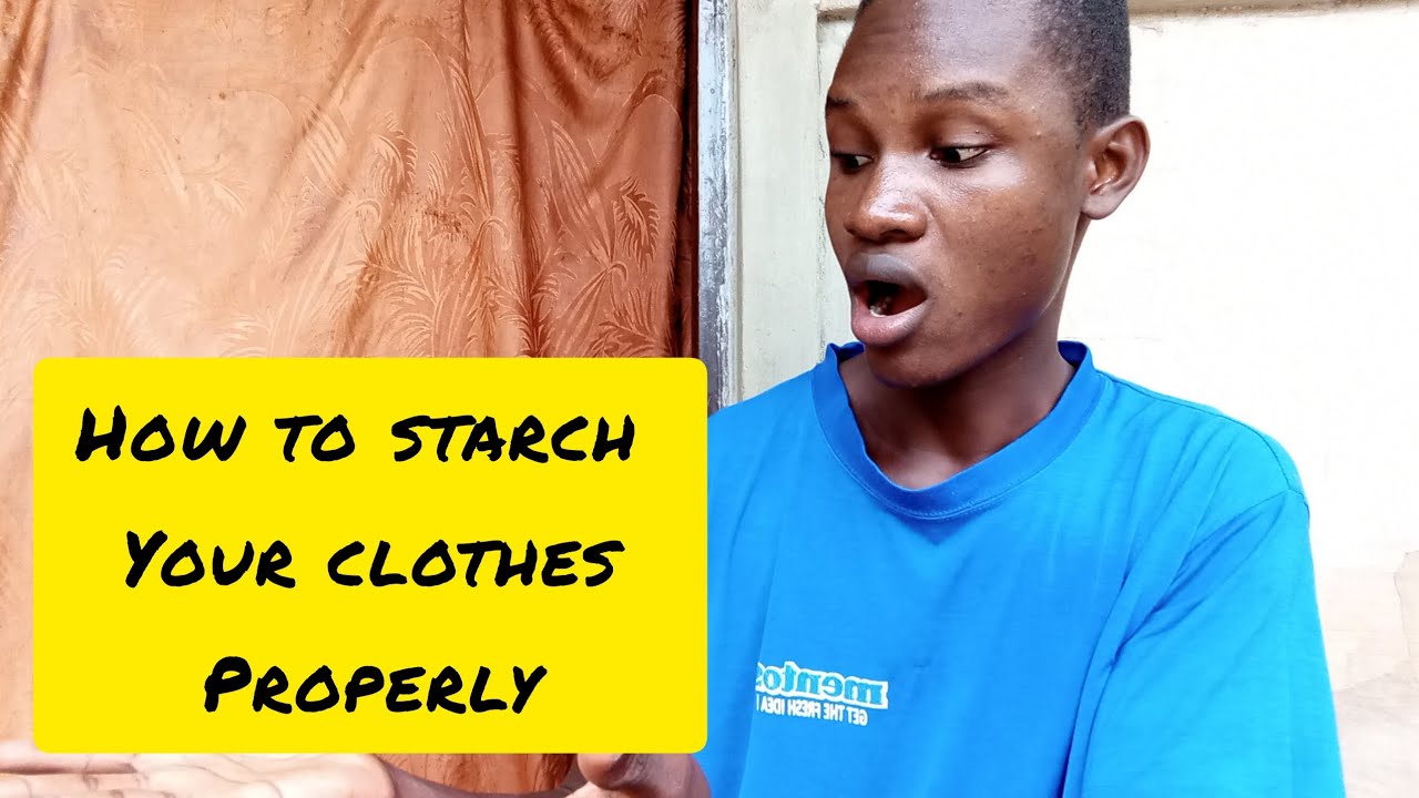 How to make a good starch for your clothes