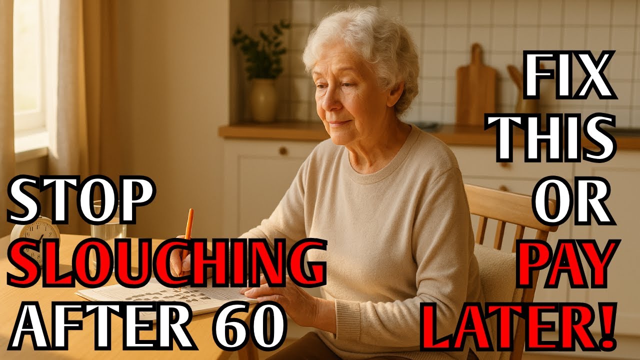 Fix Your Sitting Posture After 60 — Before It Steals Your Comfort & Strength!