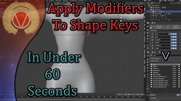 Blender Tutorial The Best Way To Apply Modifiers To Shape Keys