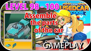 USED CAR TYCOON GAMEPLAY | Level 98- 100 | Walkthrough | How to use the parts of the car screenshot 3