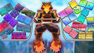 炎司狩りの男と八木俊典【ヒロアカUR】