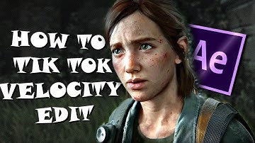 How to make TikTok Velocity Edits in After Effects