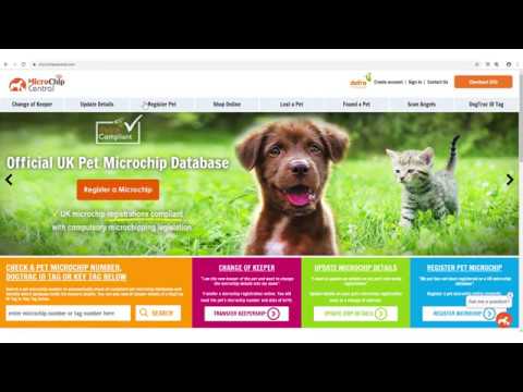 How to Register a Pet on Microchip Central