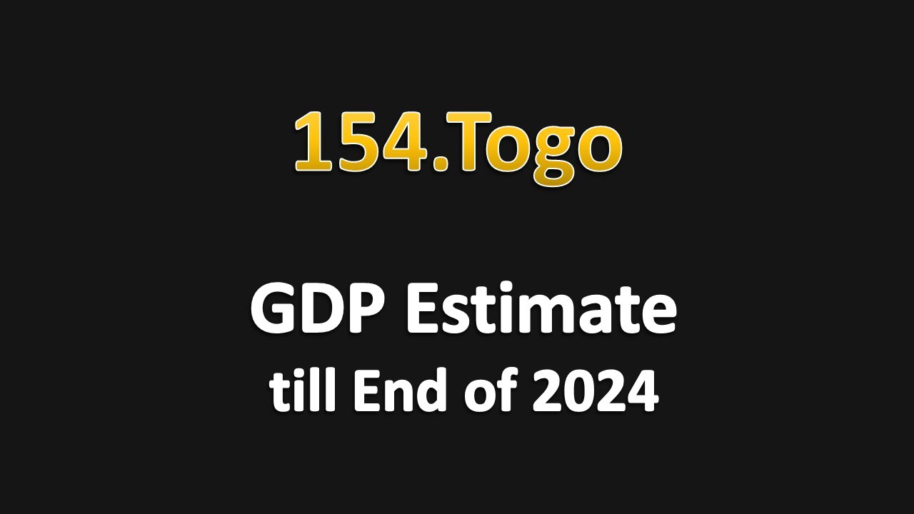Togo GDP Estimate till End of 2024