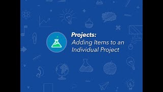 Adding Project Items