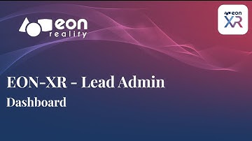 002 EON-XR Admin - Dashboard