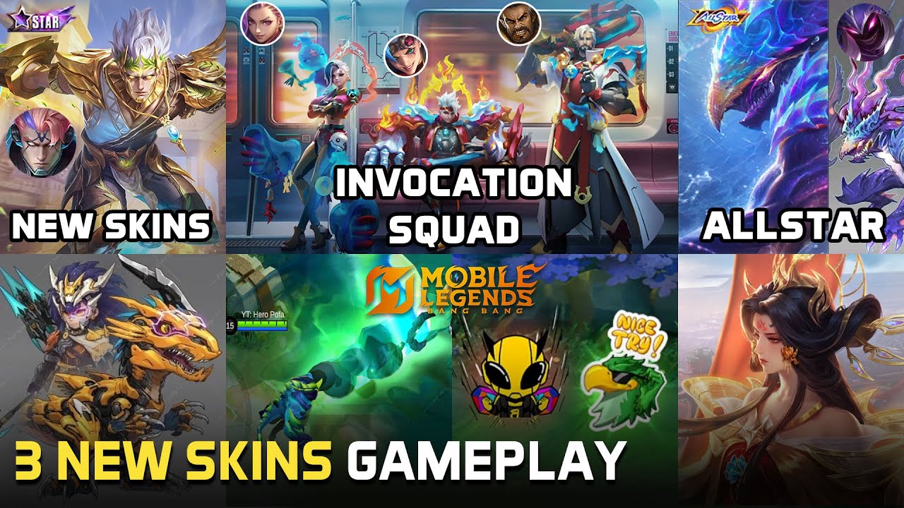 NEW IXIA, X.BORG, ROGER INVOCATION SQUAD | HELCURT ALLSTAR? | NEW SKINS ...