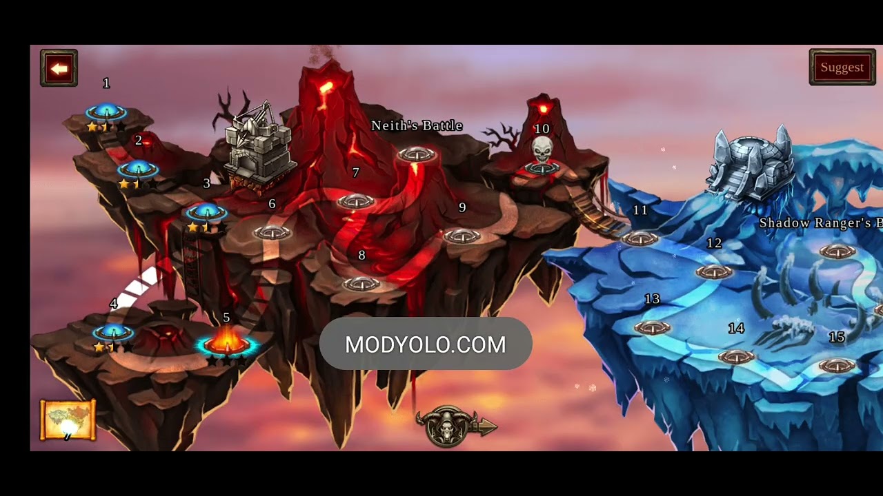 Epic heroes war mod apk all charcters YouTube