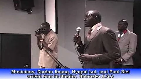 Gordon Koang and Nyapal Lul Arrival (Video Three) in Omaha Nebraska 2010