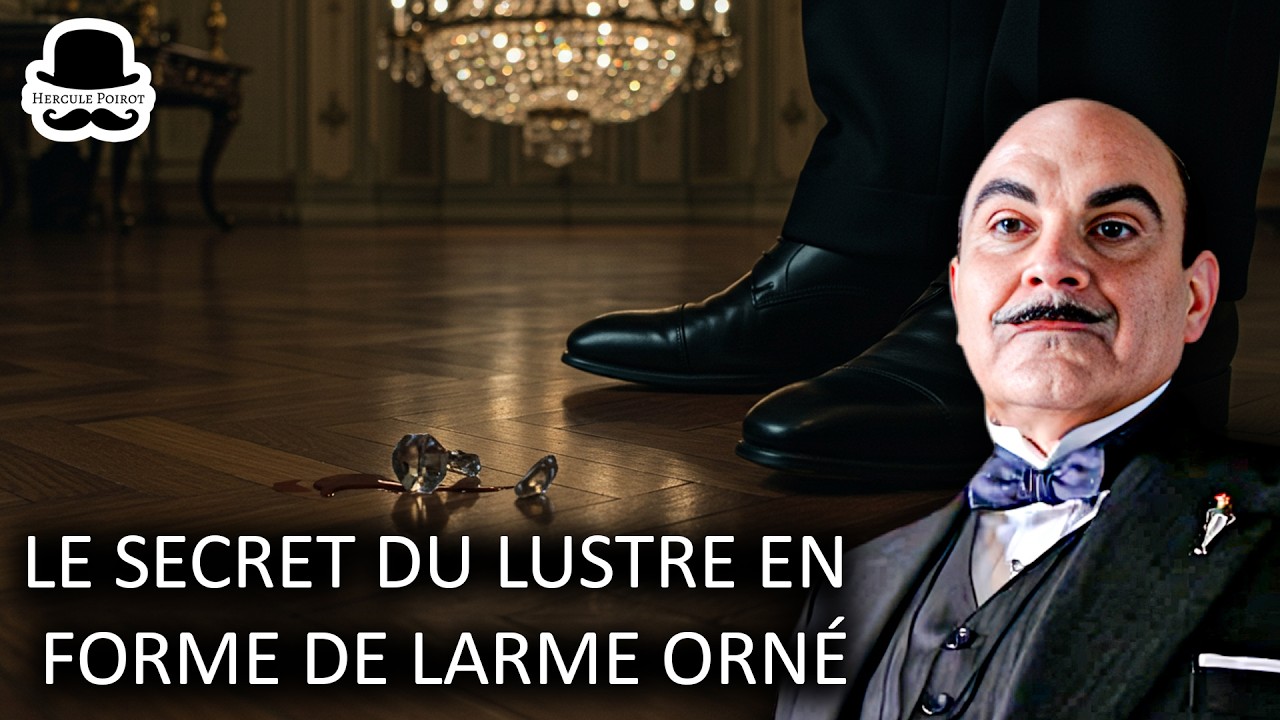 Hercule Poirot et le secret du lustre en forme de larme orné