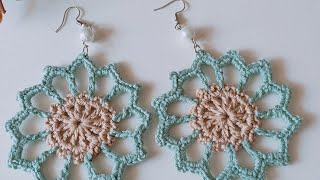 summer earing crochet حلق كروشيه