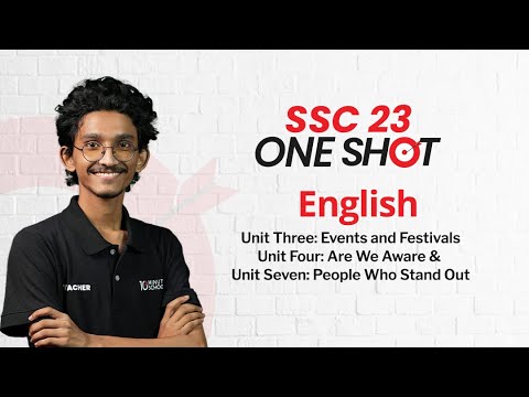 SSC English Unit Three, Four and Seven | SSC 2023 One Shot Live - SSC English Unit Three, Four and Seven | SSC 2023 One Shot Live