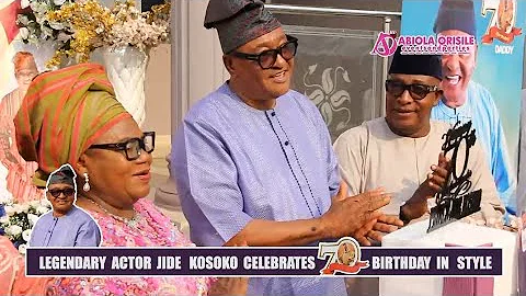 Over 100 Nollywood Stars Buggydown At Jide Kosoko Residence To Celebrate His 70th Birthday