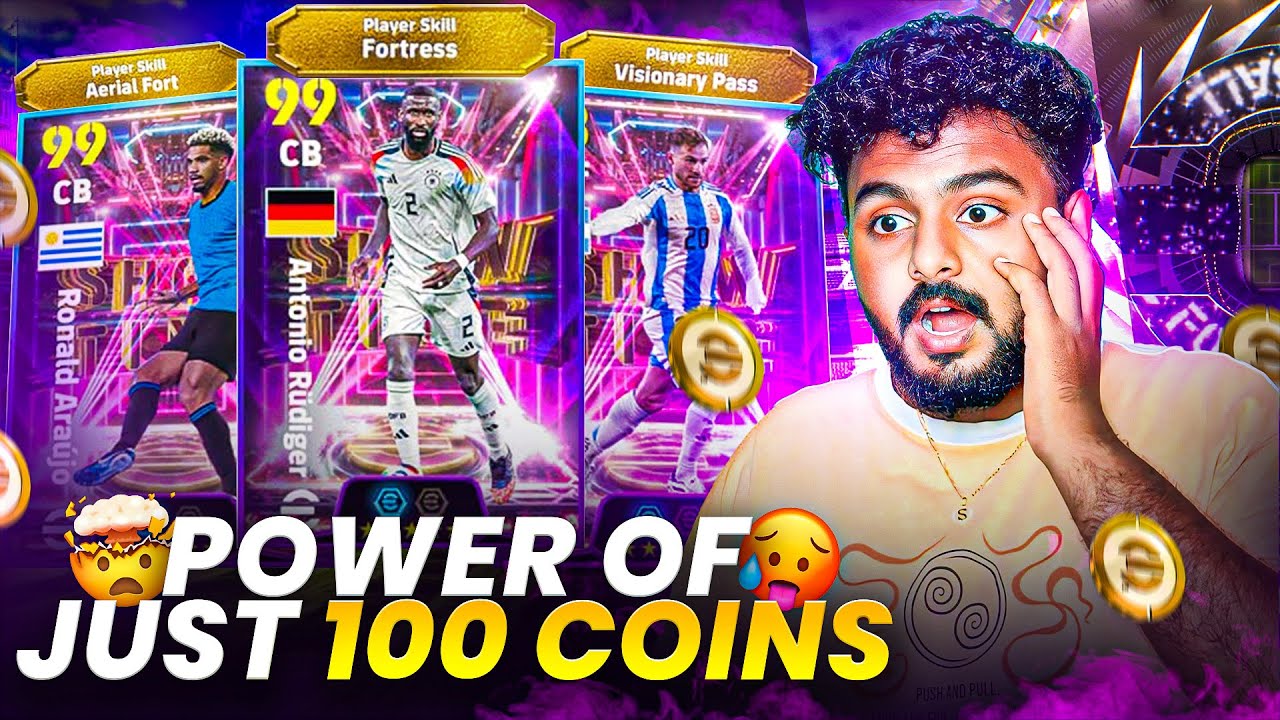WTF🥵 100 COINS POWER🫵🏻 SHOWTIME NATIONAL GUARDIANS PACK OPENING🤯 | CAN WE GET 104 FORTRESS RUDIGER?🔥