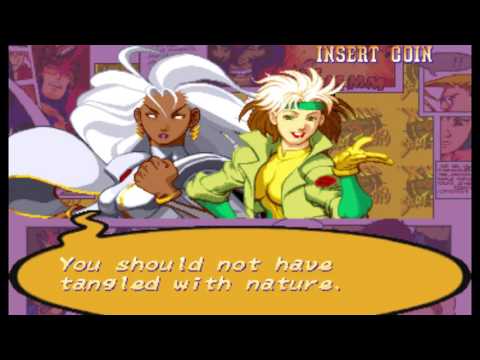 X-Men vs Street Fighter ( Arcade ) - Rogue / Storm Playthrough ( Dec 27, 2016 )