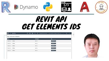 [Share Source] Get Elements IDs Revit API | Lấy thông tin đối tượng trong Revit API | Kỹ sư giấy