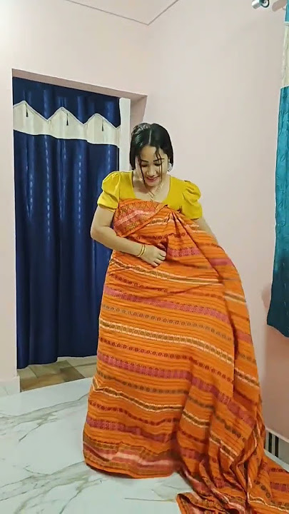 How to Wear Bodo Traditional Dokhona