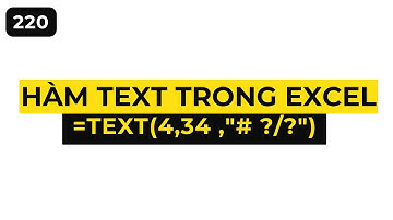 Hướng dẫn sử dụng Hàm Text trong Excel - Builder TV
