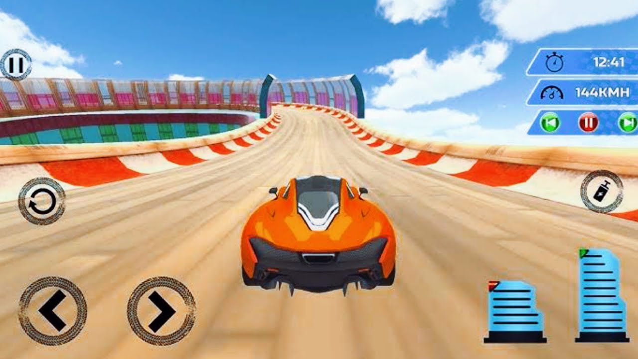 Grand Ramp Car Race - City Car Stunt Game - Android GamePlay Video
