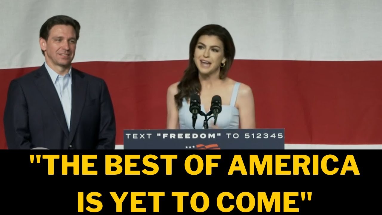 Casey DeSantis Gives FIERY Speech Alongside Husband at Iowa Campaign ...