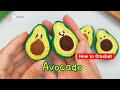 How To Crochet A Cute Avocado Easy Amigurumi For Beginners Step By Step Amigurumi