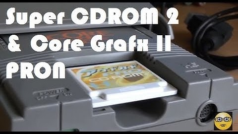 PC Engine Super CDROM2 and Core Grafx II Pron