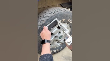 A young man developed a laser tool to make car customization easier #laser #tires #foryou #car