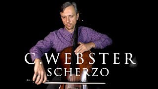 Video thumbnail of "C. Webster Scherzo Suzuki Cello Book 3 in Fast and Slow tempo | How to Play Cello"
