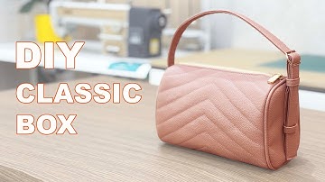 DIY Classic Box Handbag   Free Pattern and Tutorial by Miko Craft