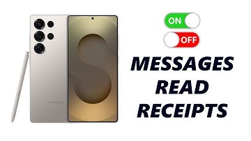 How To turn Messages Read Receipts ON & OFF On Samsung Galaxy S25 / S25 Ultra