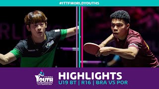Brazil vs Portugal | U19 BT - R16 | #ITTFWorldYouths 2025