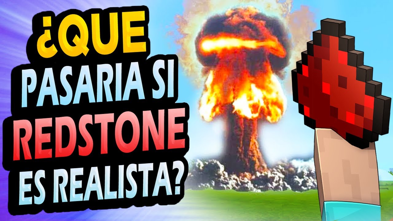 ¿Qué Pasaría si la Redstone Fuera REALISTA en Minecraft?