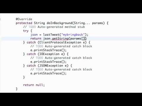 Android Application Development Tutorial   153   Reading JSON information