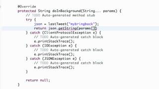 Celebrity Android Application Development Tutorial   153   Reading JSON information Net Worth