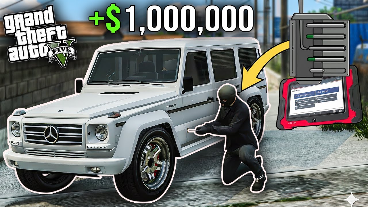 GTA 5 RP DE ARABA ÇALIYORUZ ! EN HIZLI ARABA ÇALMA YÖNTEMİ İLE MİLYON $ KAZANMAK !