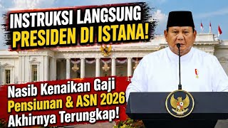 DIRECT INSTRUCTIONS FROM THE PRESIDENT AT THE PALACE! The Fate of the 2026 Pensioner & Civil Serv...
