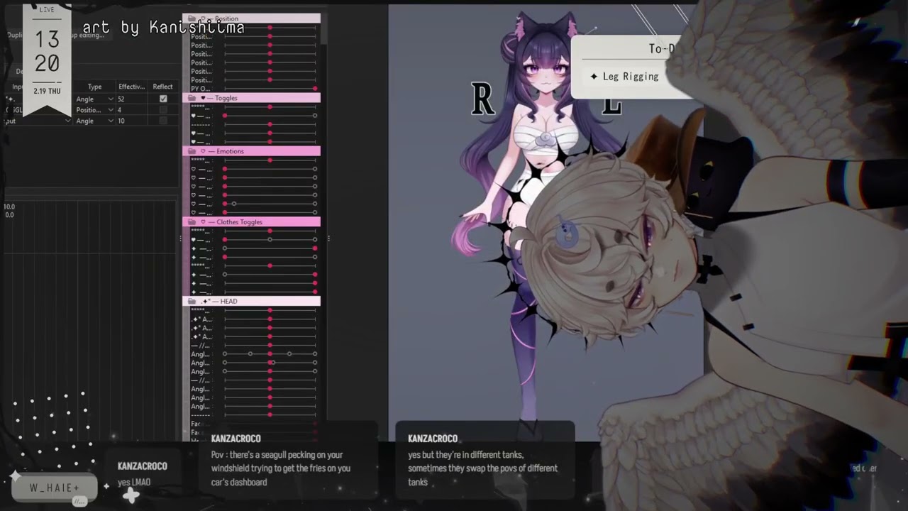 [VOD] I rig another VTuber Model pt 7 - STRUGGLE [Live2D]