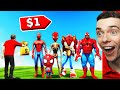 Buying EVERY SPIDERMAN For 1$ In GTA 5 (Awesome)