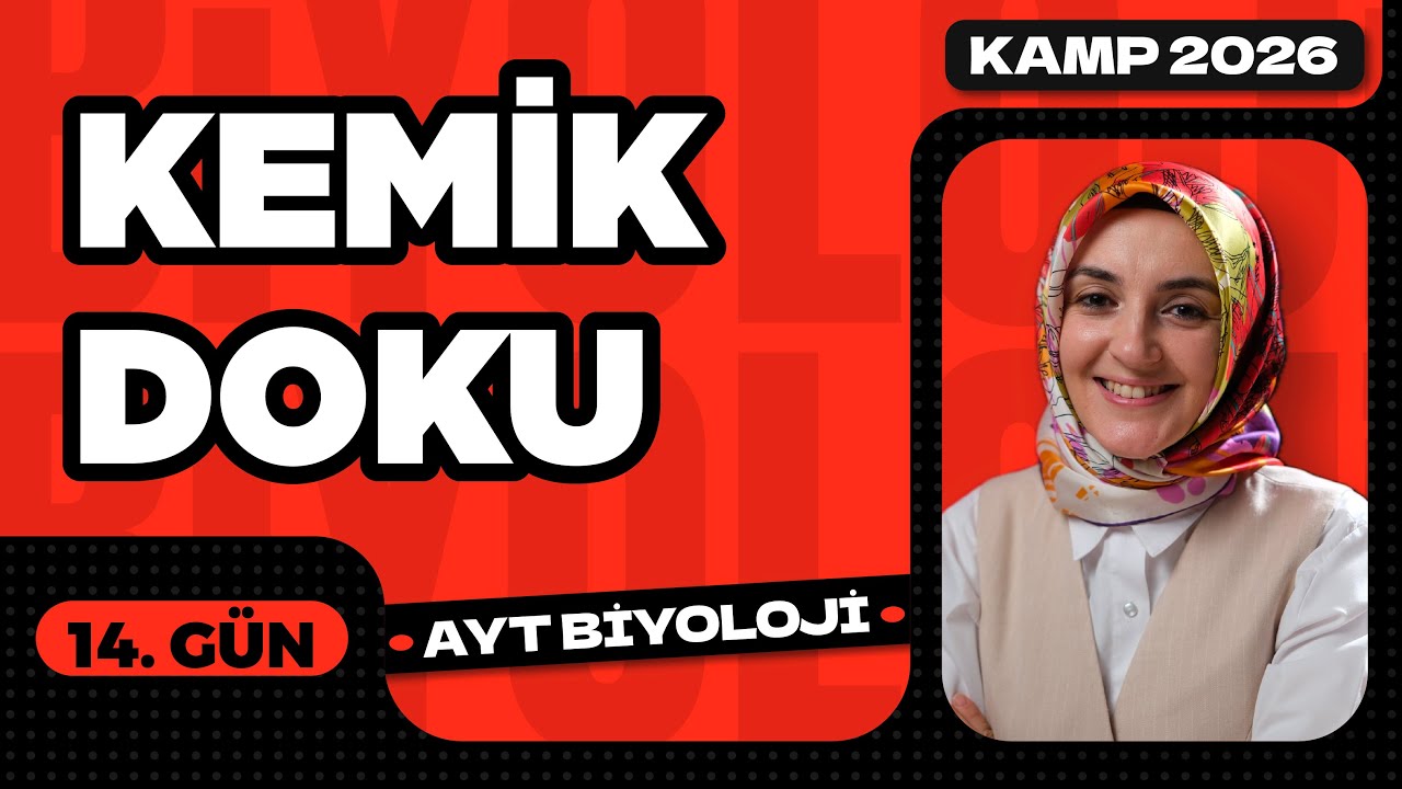 14) Kemik Doku | Destek ve Hareket Sistemi | 11. Sınıf Biyoloji | 2026 AYT Biyoloji Kampı 14. Video
