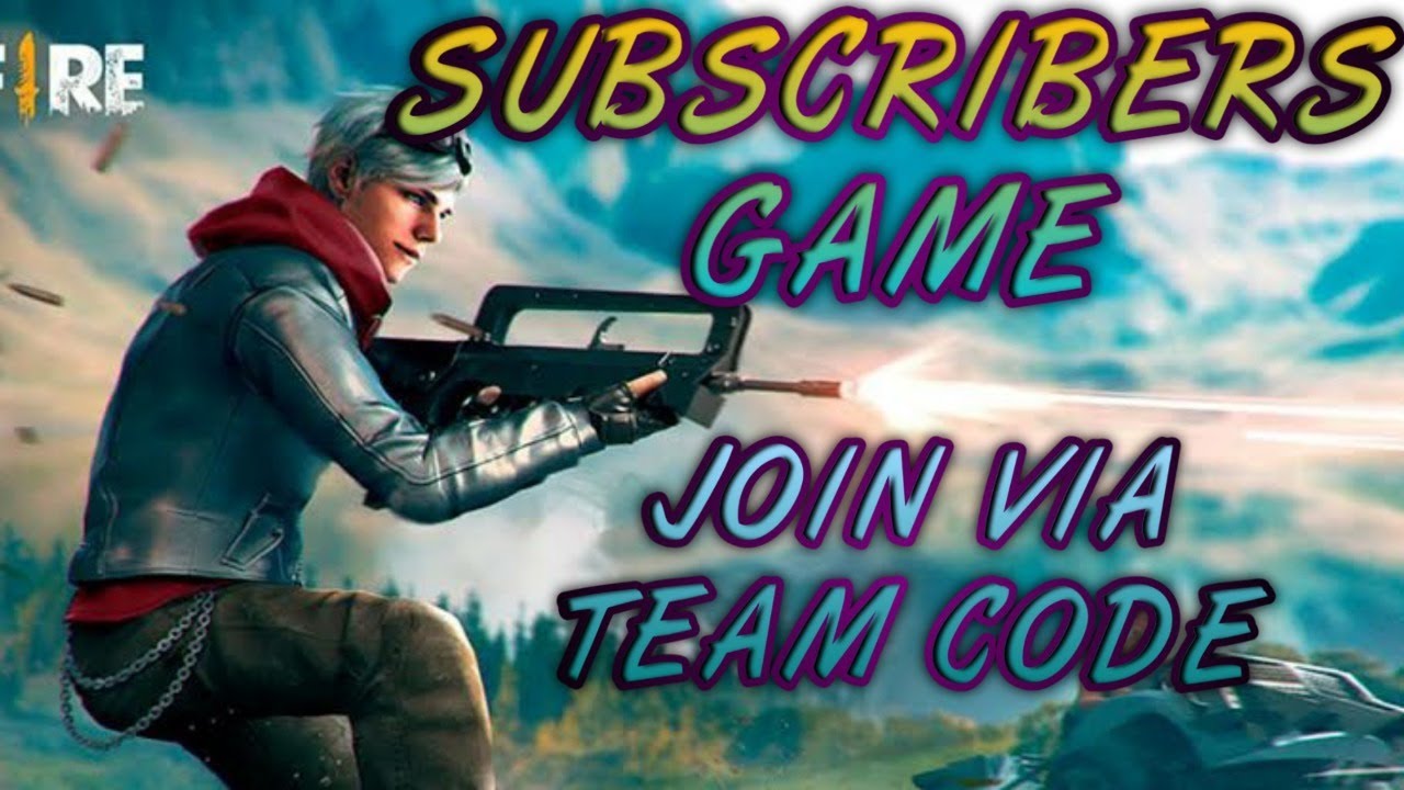 FREE FIRE LIVE | GAMEPLAY WITH SUBSCRIBERS | JOIN VIA TEAM ...